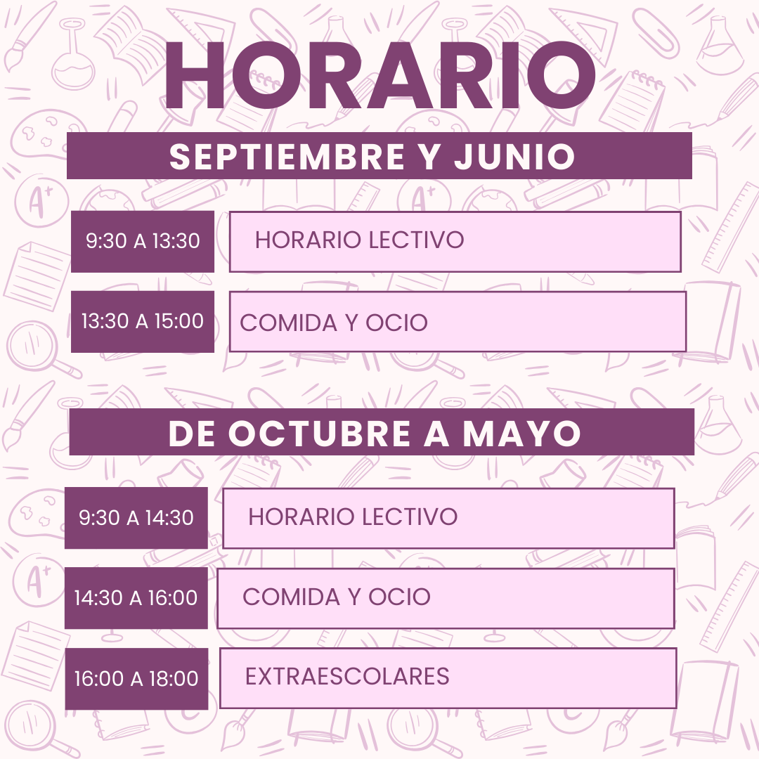 Horario de centro